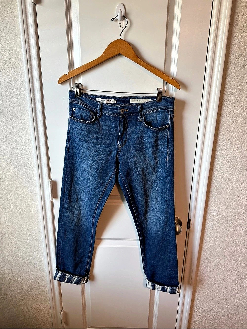 Anthropologie Pilcro NWOT Cuffed Slim Boyfriend Jeans